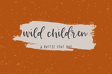 Wild Children Font Duo