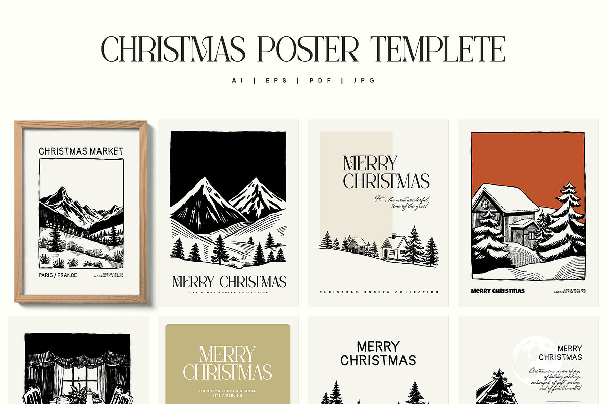 Christmas Mood | Poster Builder, an Object Graphic by KetteCreate (Photo 6 of 15)
