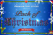 Christmas Pack #1 - Text Styles, a Layer Style Add-On by Jonas Stensgaard (Thumbnail 18 of 23)