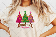 Howdy Christmas Png, Cowgirl Western, an Illustration by Craft Nest (Thumbnail 6 of 6)