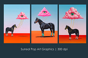 Surreal Pop Art Graphics, an Animal Illustration by StockVerse Creative (Thumbnail 1 of 4)