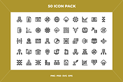 Datascience icons, an Outline Icon by Wencory (Thumbnail 1 of 2)