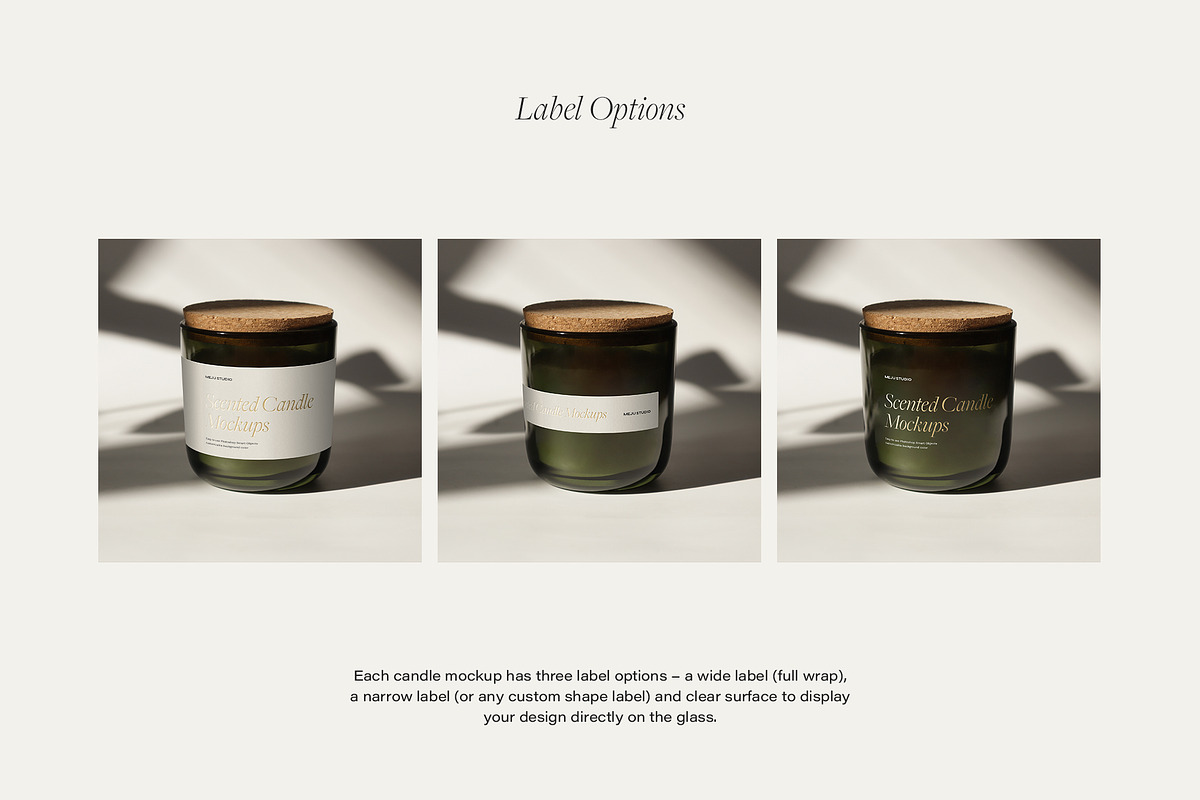 Glass Candle Mockup, a Packaging Mockup by Wildfield Studio (Photo 5 of 7)