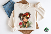 Whimsical Summer Girl Clipart, an Illustration by Craft Nest (Thumbnail 8 of 12)