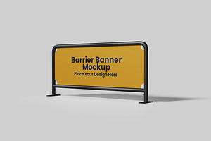 Barrier Banner Mockup