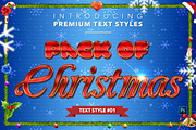 Christmas Pack #2 - Text Styles, a Layer Style Add-On by Jonas Stensgaard (Thumbnail 2 of 23)