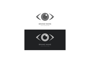 Abstract eye logo design.logo for bu, a Branding & Logo Template by LOGOCREATIVE