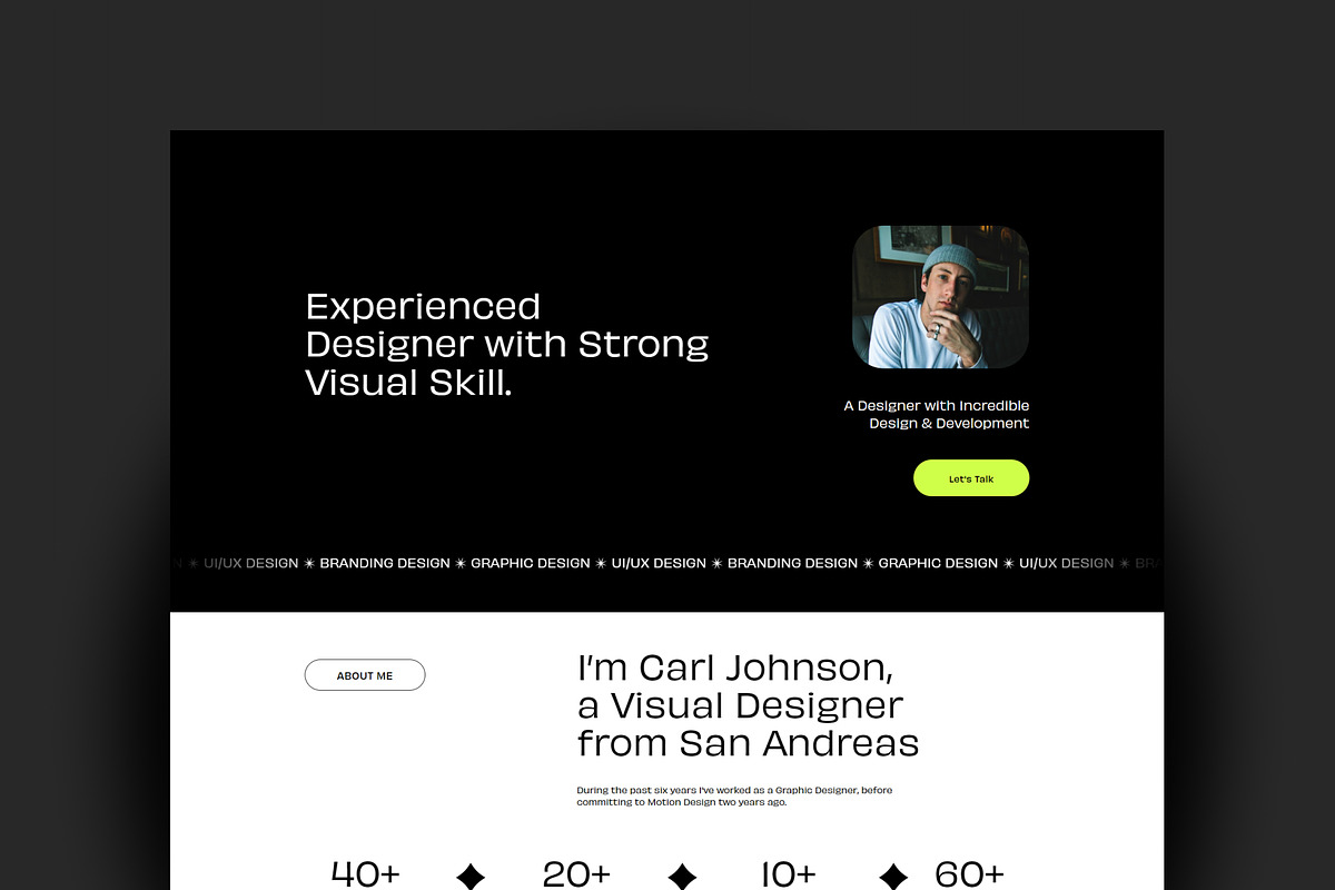 Designer Portfolio Squarespace Web, a Squarespace Template by bonjourdsgnco (Photo 2 of 11)