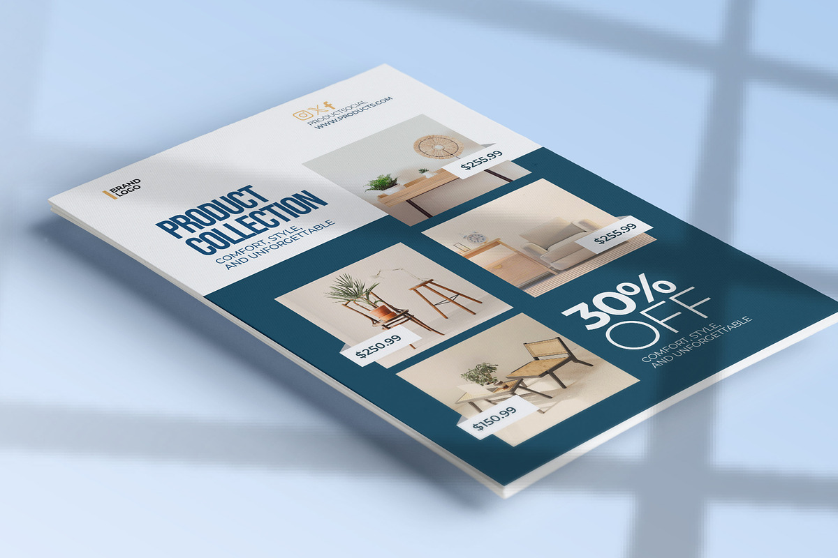 Furniture Flyer Template Canva & PSD, a Flyer Template by Vintage Impressions (Photo 4 of 6)