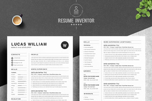 Resume Template For MS Word & Pages