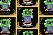 Halloween Sale Flyer, a Flyer Template by Creativestoree (Thumbnail 2 of 5)