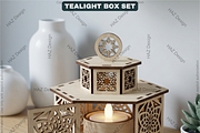 Christmas Candle Holder with Lid, a Graphic by AtacanDigital (Thumbnail 2 of 16)