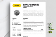 Resume with Picture, a Resume Template by Blackcloud_Creations (Thumbnail 4 of 6)