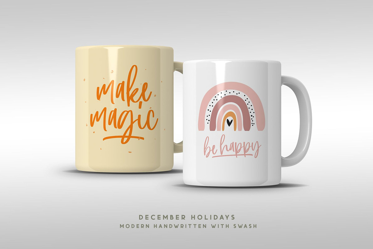 December Holidays, a Script Font by Good Java Studio (Photo 6 of 8)