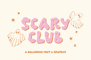 Scary Club - Halloween Font, a Handwritten Font by simpleblues