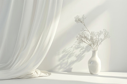 A white vase filled with colorful fl, a Photo by Iftikhar Alam