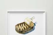SEAFOOD WATERCOLOR SET, a Food Illustration by wedraw (Thumbnail 4 of 5)