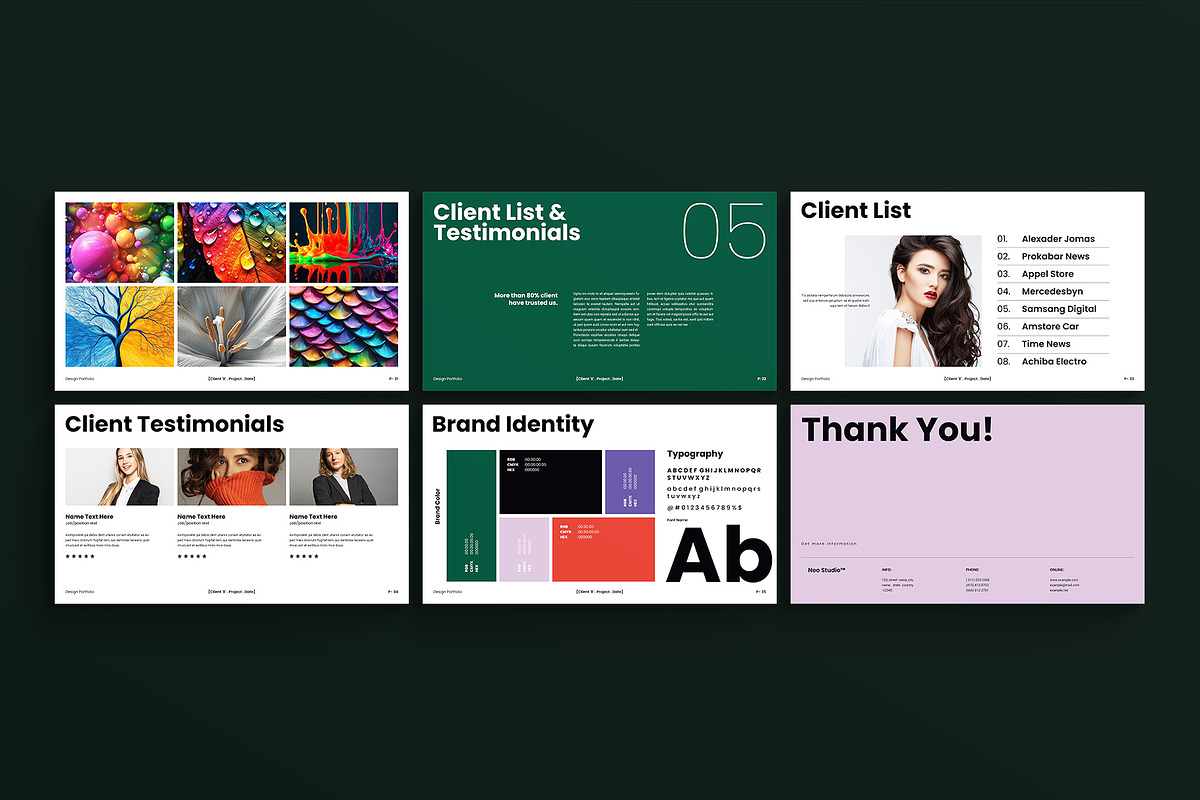 Design Portfolio Template, a Presentation Template by ArtisanaAura (Photo 10 of 10)