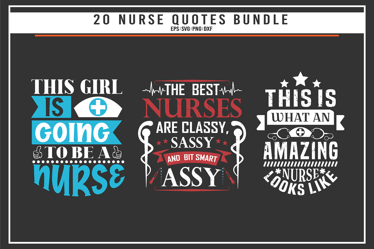 Nurse quotes saying bundle, a Graphic by Uniquesvg99 (Photo 5 of 7)