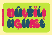 Fanky Bubble Graffiti Typeface, a Font by Fitrah Type (Thumbnail 5 of 12)
