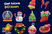 Christmas Party 3D icon pack, an Environmental 3D Model by orenjidesign (Thumbnail 7 of 8)
