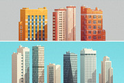 Vector Buildings Pack, an Illustration by Darumo Shop (Thumbnail 5 of 8)