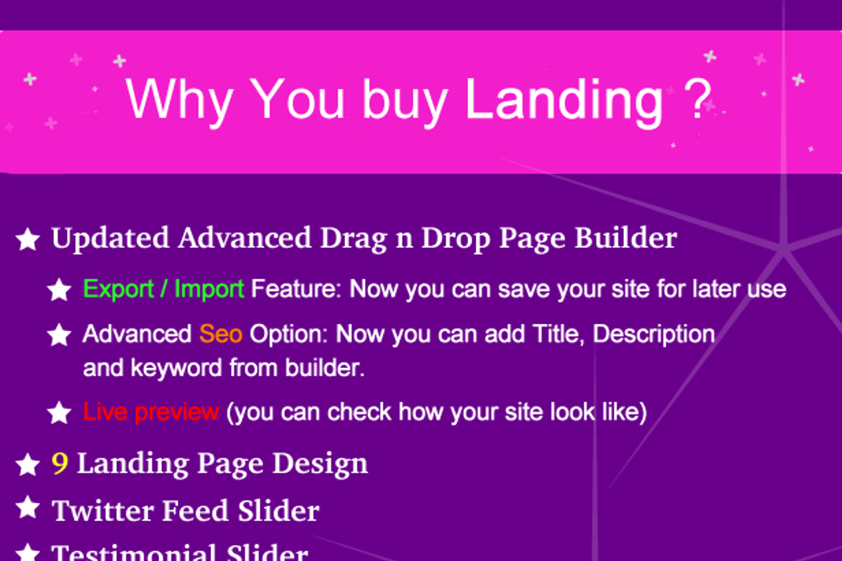 Bootstrap Template With Page Builder, a Bootstrap Template by XpeedStudio (Photo 4 of 4)