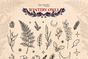 Wintery Owls, an Animal Illustration by Ink Stories (Thumbnail 9 of 26)