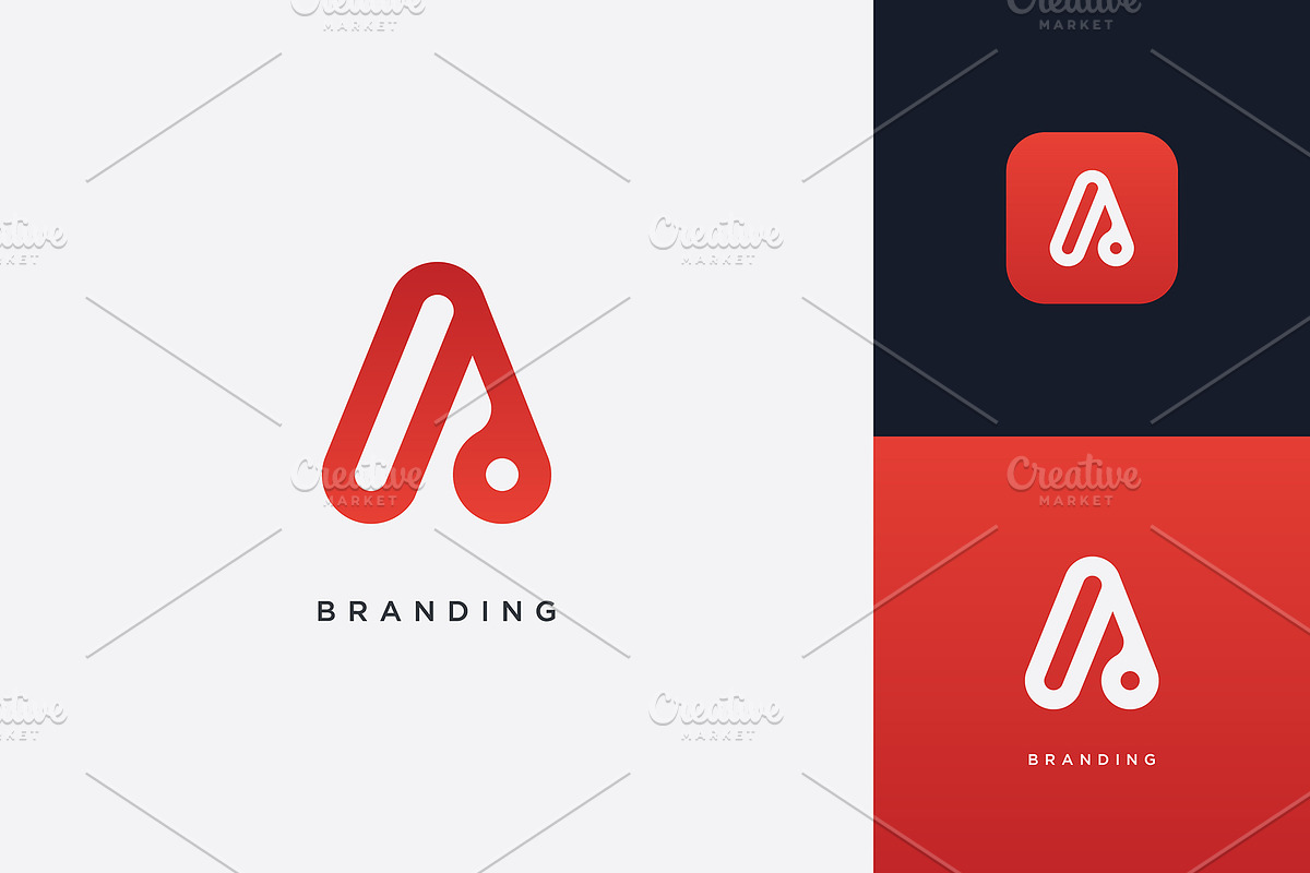A Letter Brand Logo, a Branding & Logo Template by Intenseartisan