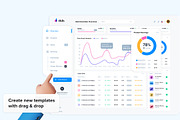 dub - Sales Analytics UI Dashboard, an UI Kit Template by KL-Webmedia (Thumbnail 4 of 8)