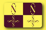Elegant S and N Monogram Logo Design, a Branding & Logo Template by Salman Shop (Thumbnail 1 of 2)