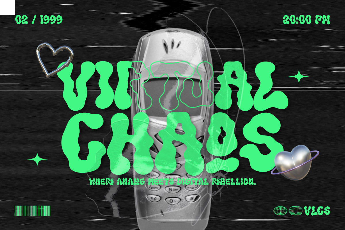 Oleho Senthor - Y2K Liquid Font, a Font by twinstd (Photo 8 of 9)