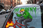 Skeleton BMX Eyeball Wheel, a Shirt Mockup by Vector Stall (Thumbnail 15 of 15)
