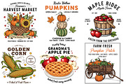 Rustic Fall Farmhouse Sign, an Illustration by DreamArtGraphic (Thumbnail 2 of 4)