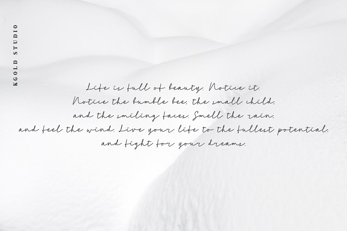 Autumn Rouge Handwriting Script, a Handwritten Font by Badsign Type (Photo 4 of 5)