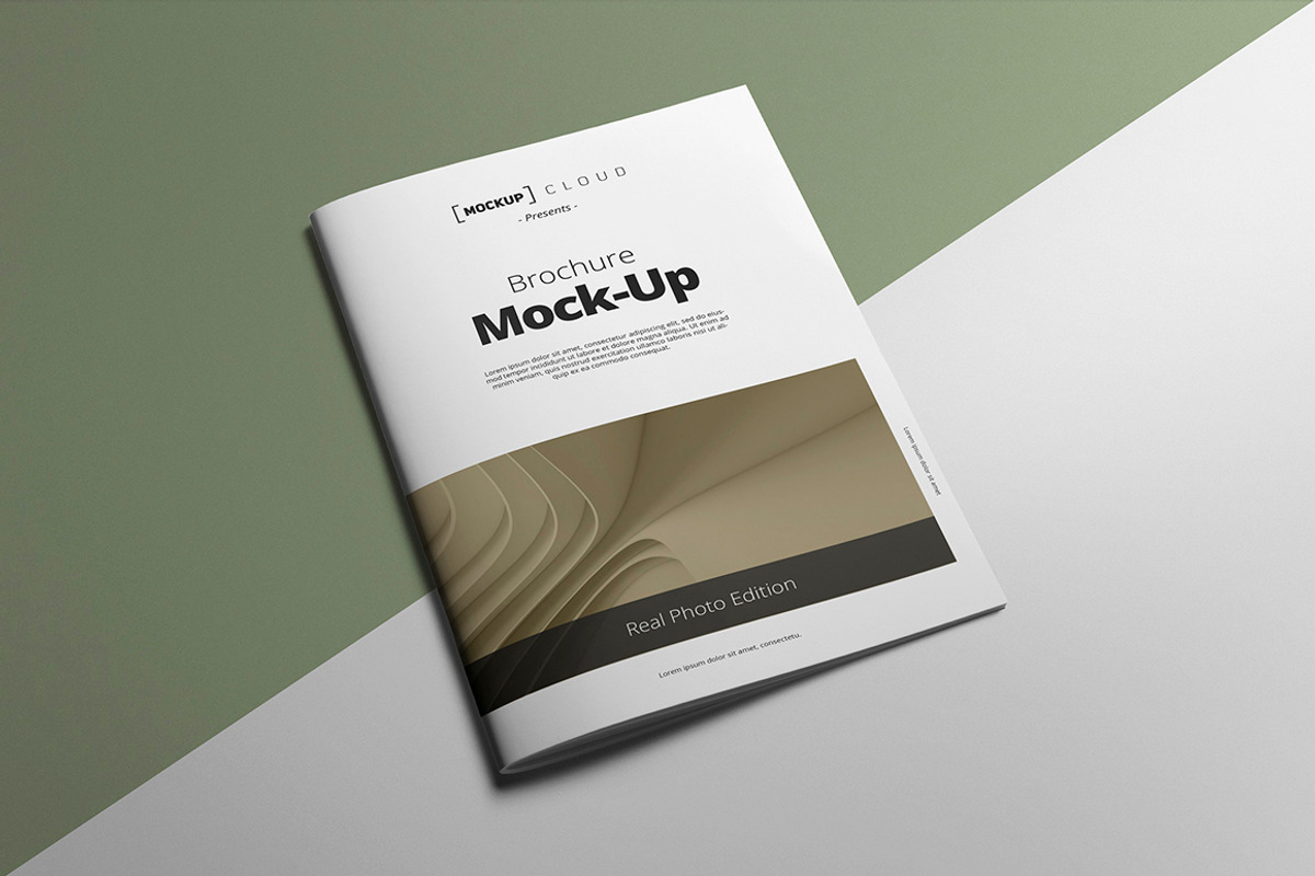 Brochure Mock-Up / A4 Portrait, a Print Template by Mockup Cloud (Photo 3 of 5)
