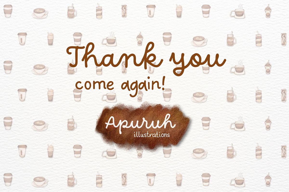 Coffee Watercolor Set Clipart, a Food Illustration by creationsbyapuruh (Photo 5 of 5)
