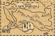 Fantasy Worlds: Antique Map Creator, a Brushes & More by Salty Sweet Creative (Thumbnail 3 of 10)