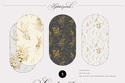 Gilded Petals Gold Foliage, an Illustration by SunnyAfternoons (Thumbnail 11 of 13)