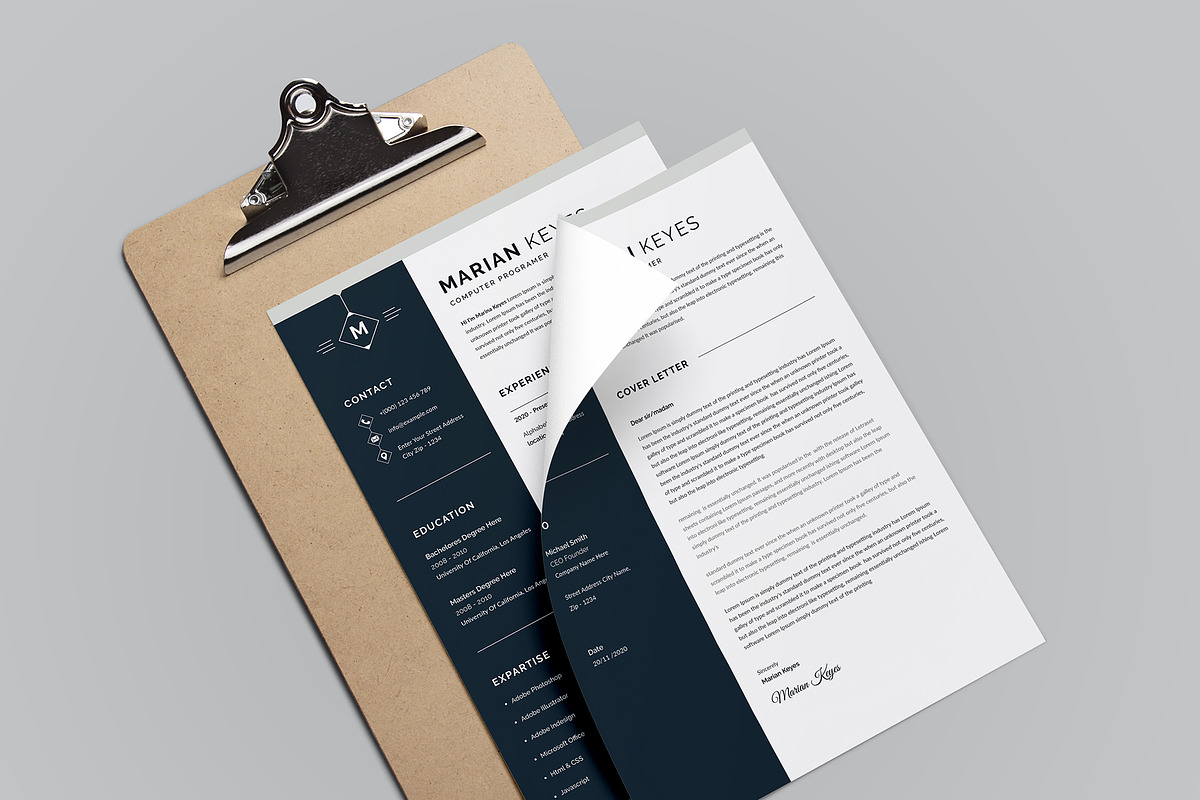 Resume / CV, a Resume Template by Aspect_Studio (Photo 3 of 4)