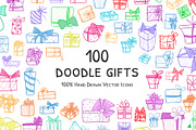 Doodle Gifts, a Background Graphic by Brickclay (Thumbnail 1 of 5)