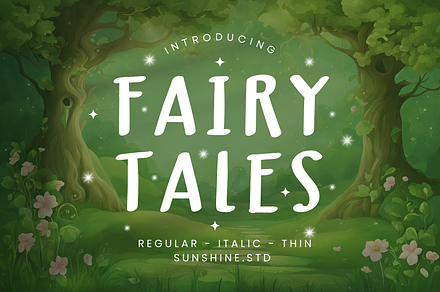 Fairy Tales Handwriting Font