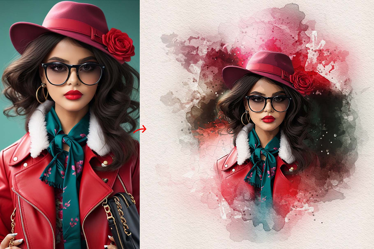Pro Art Painting Photoshop Action, an Action Add-On by MRI STUDIO (Photo 7 of 14)