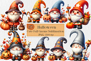 Halloween Cute Fall Gnome Clipart, an Illustration by Creative Art (Thumbnail 1 of 4)