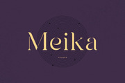 Meika Font, a Serif Font by vuuuds (Thumbnail 1 of 10)