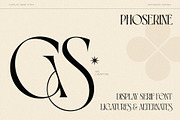 BD PHOSERINÉ | Display Serif, a Serif Font by Brandear Design (Thumbnail 10 of 23)