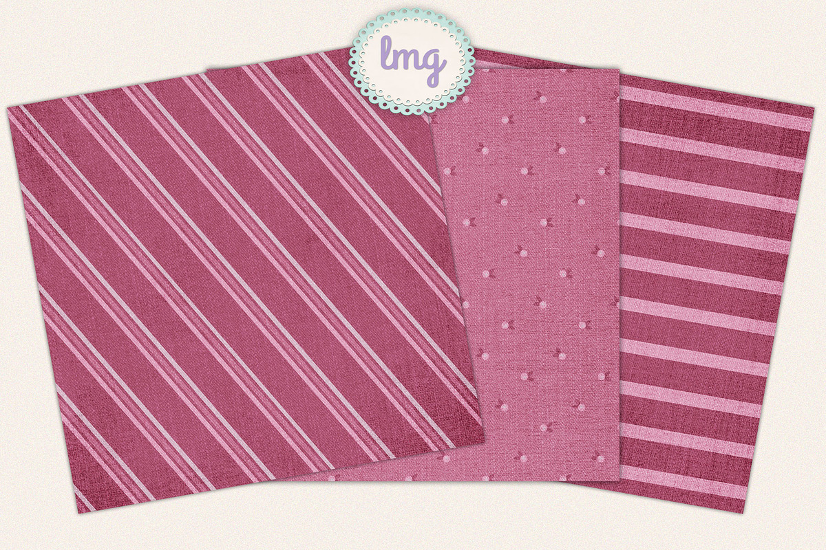 Pink Denim Scrapbook Paper, a Pattern Graphic by Lavender Mint Graphics (Photo 3 of 5)