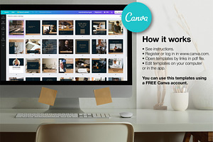 Dark CANVA Instagram Template N69