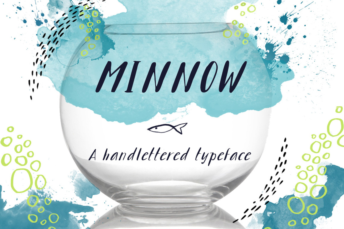 Minnow Handlettered Typeface