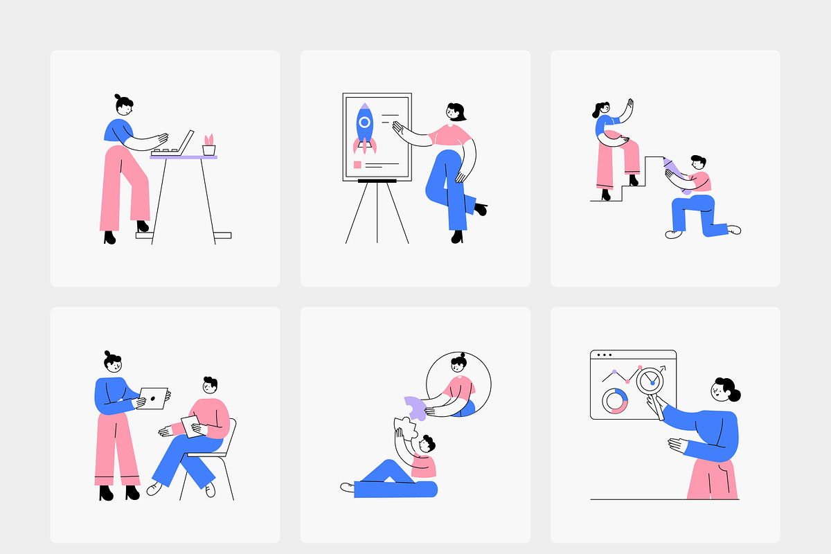 Corporate Solutions Illustrations, a Work Illustration by Creative Stall (Photo 11 of 17)